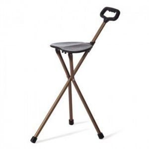 Baston con asiento 3 patas