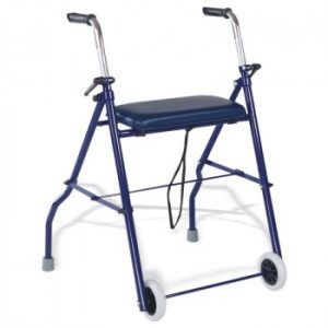 Caminador plegable de acero mini rolator