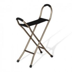 Baston con asiento 4 patas