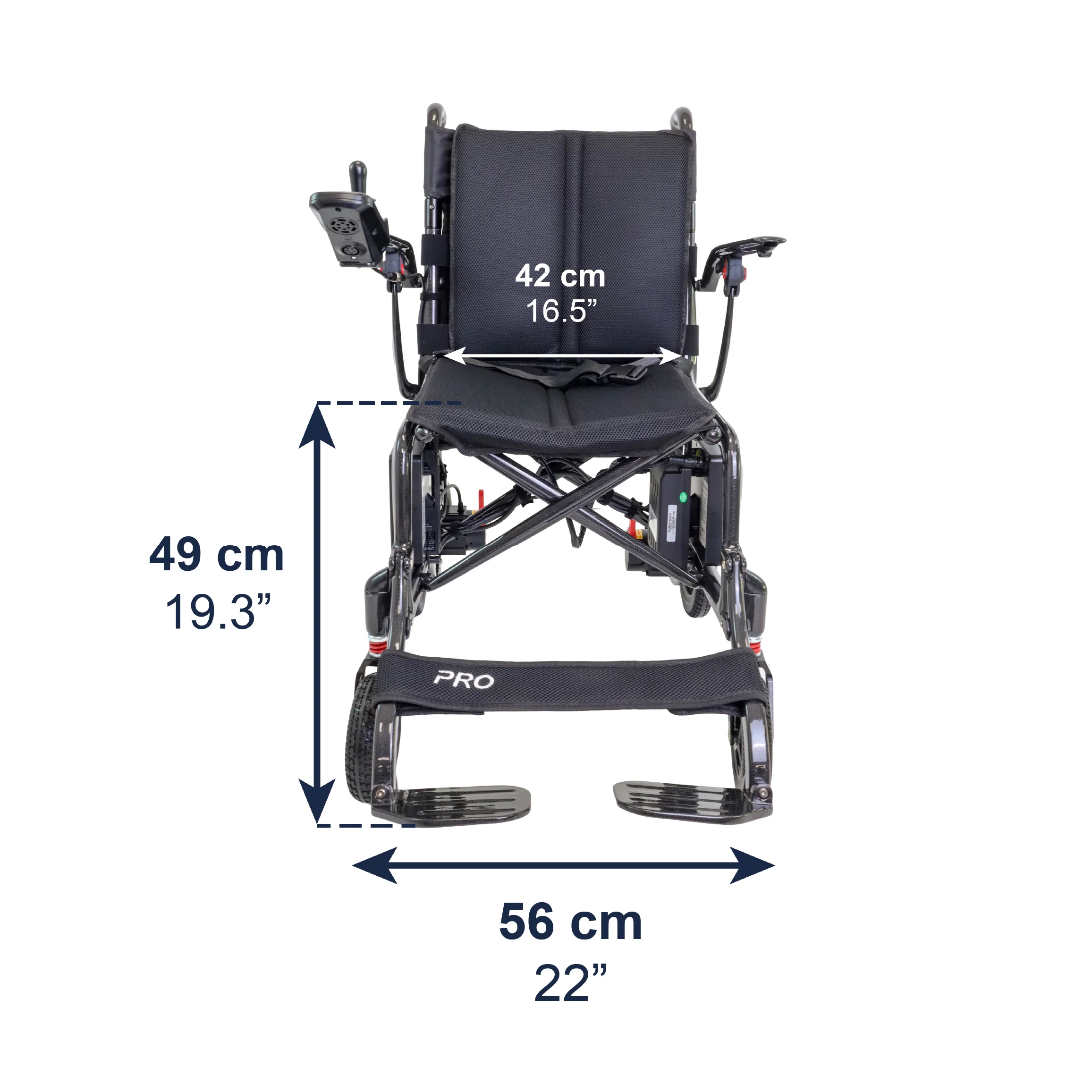 Silla de Ruedas Eléctrica Fibra Carbono | K10076 - Imagen 5