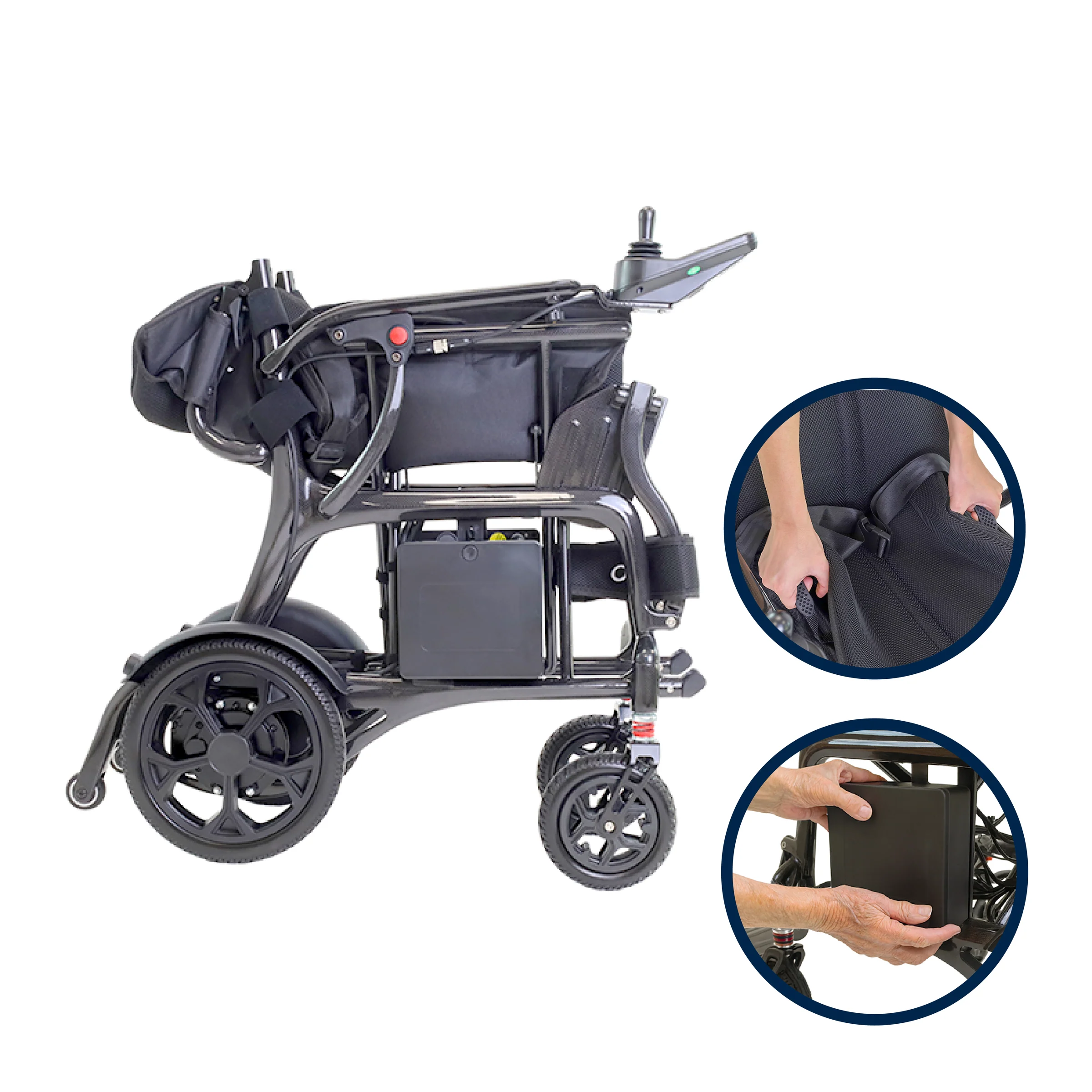 Silla de Ruedas Eléctrica Fibra Carbono | K10076 - Imagen 6
